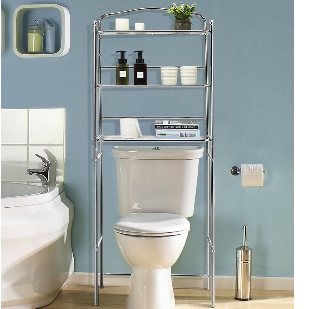 3-TIER OVER TOILET SPACE SAVER ORGANIZER